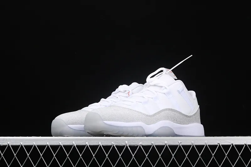 All categories Air Jordan Jordan series basketball shoes Air Jordan 11 Air Jordan 11 low Metallic Silver AJ11 Joe 11 Swarovski Stars AH0715-100